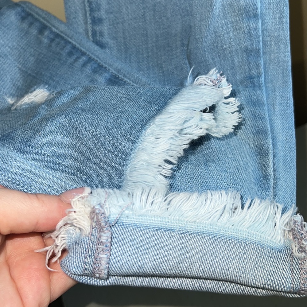 KanCan Distressed Fray Hem Jean - Picture 3 of 5